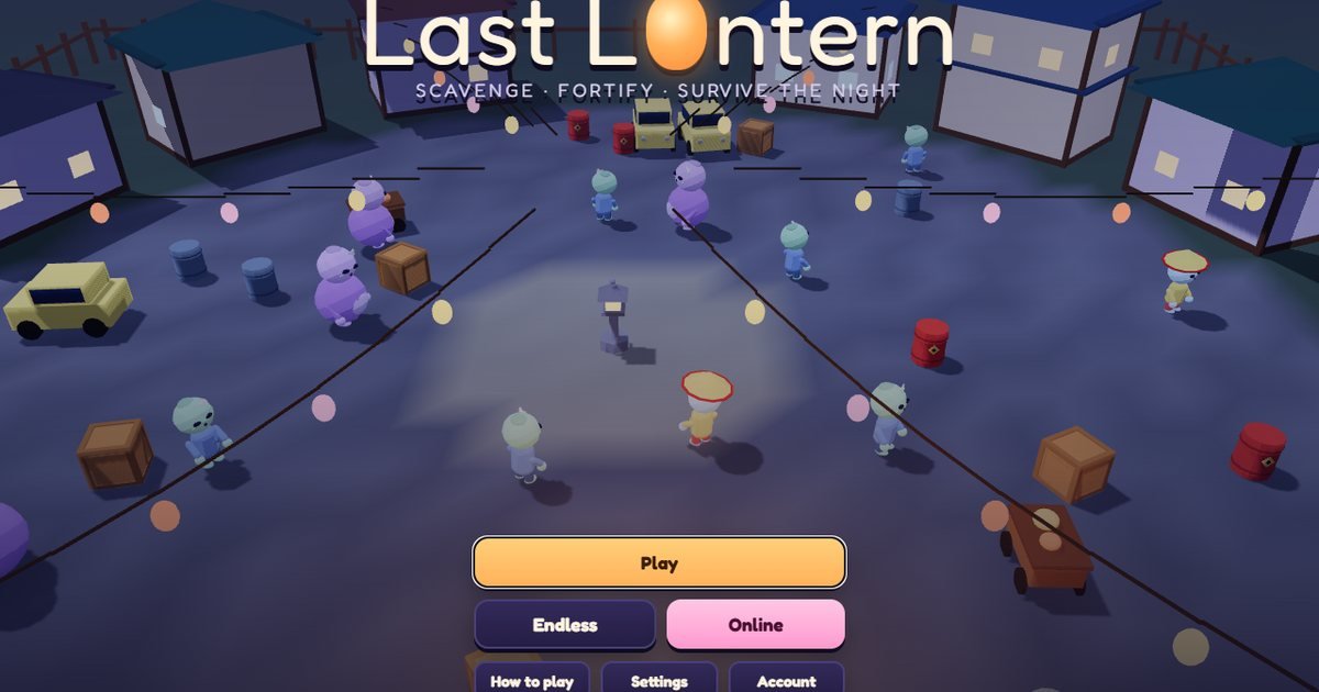 Last Lantern: a cute lantern-lit town under zombie attack