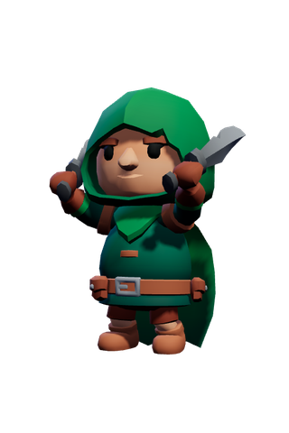 Yoru, a hooded dagger assassin