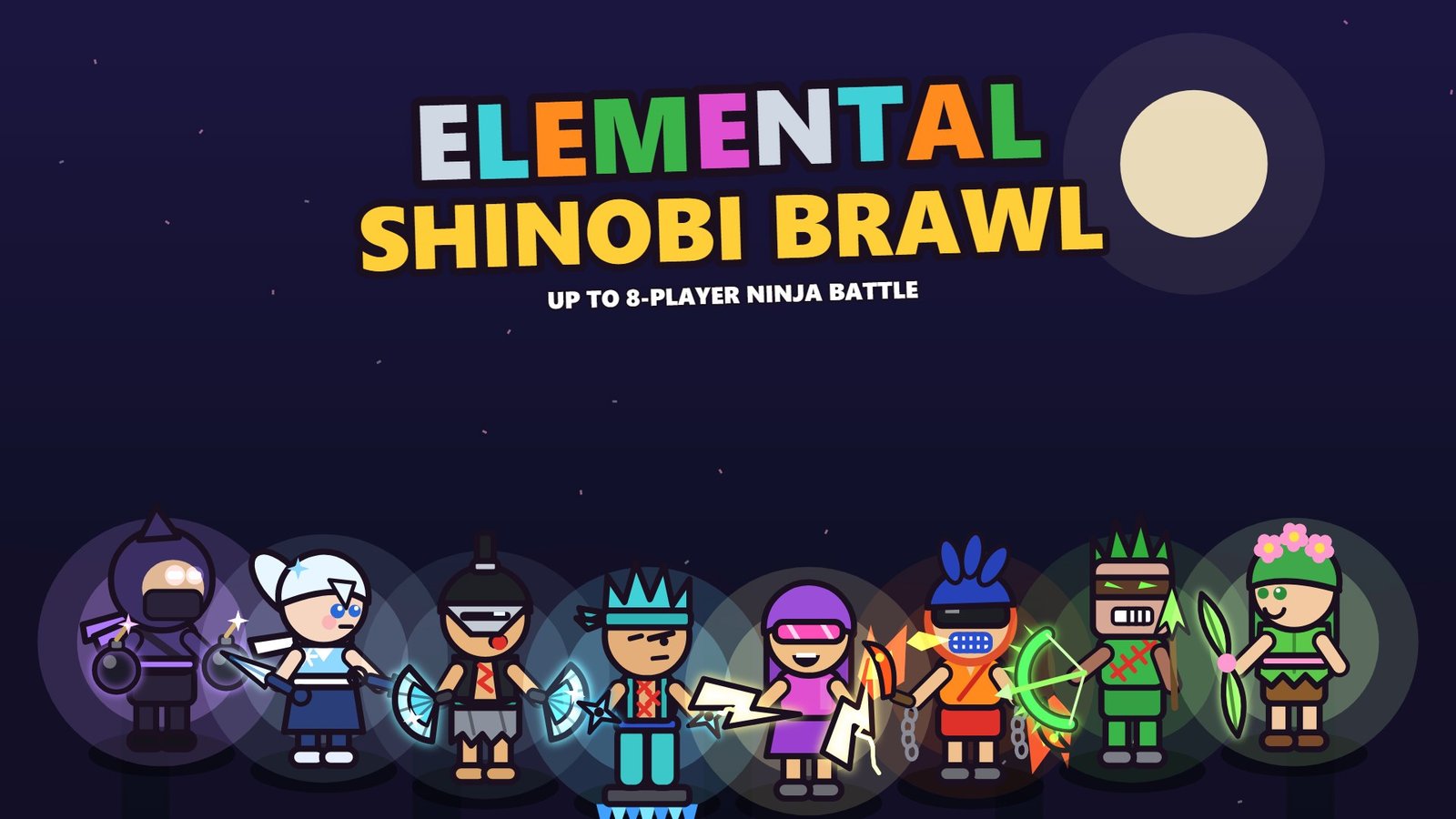 Elemental Shinobi Brawl key art